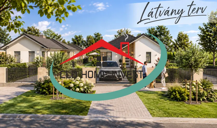 eladó új építésű családi ház, Kiskunlacháza