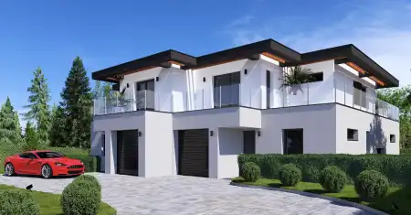 Eladó új építésű ikerház, Budapest, III. kerület 4+1 szoba 168 m² 299 M Ft