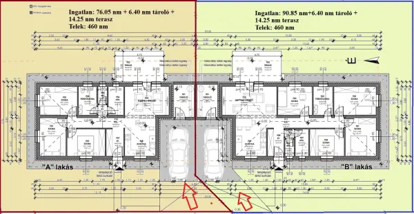 Eladó új építésű ikerház, Kiskunlacháza 5 szoba 91 m² 72.9 M Ft