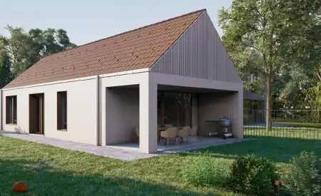 Eladó új építésű ikerház, Kulcs 3 szoba 82 m² 85 M Ft