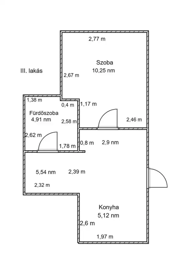 Eladó új építésű téglalakás, Albertirsa 2 szoba 33 m² 33.5 M Ft
