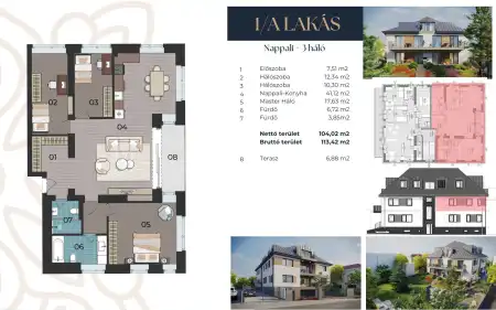 eladó új építésű téglalakás, Budapest, XII. kerület