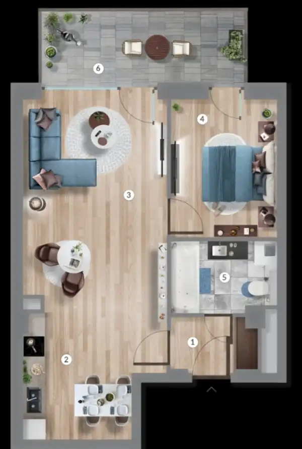 Eladó új építésű téglalakás, Budapest, XIII. kerület 2 szoba 50 m² 95.99 M Ft