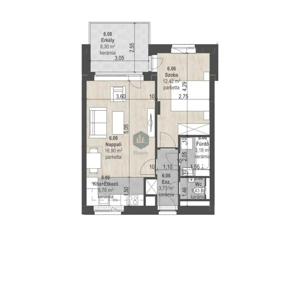 eladó új építésű téglalakás, Budapest, XIII. kerület