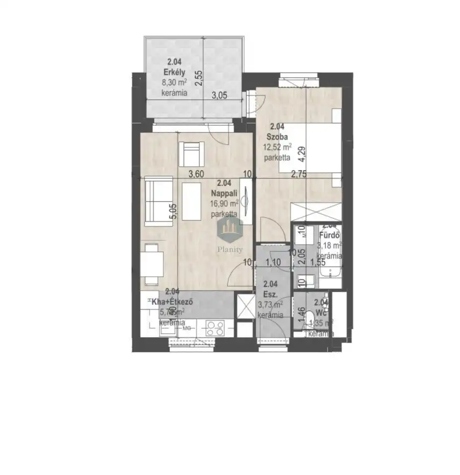 eladó új építésű téglalakás, Budapest, XIII. kerület