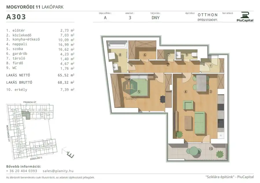 eladó új építésű téglalakás, Budapest, XIV. kerület