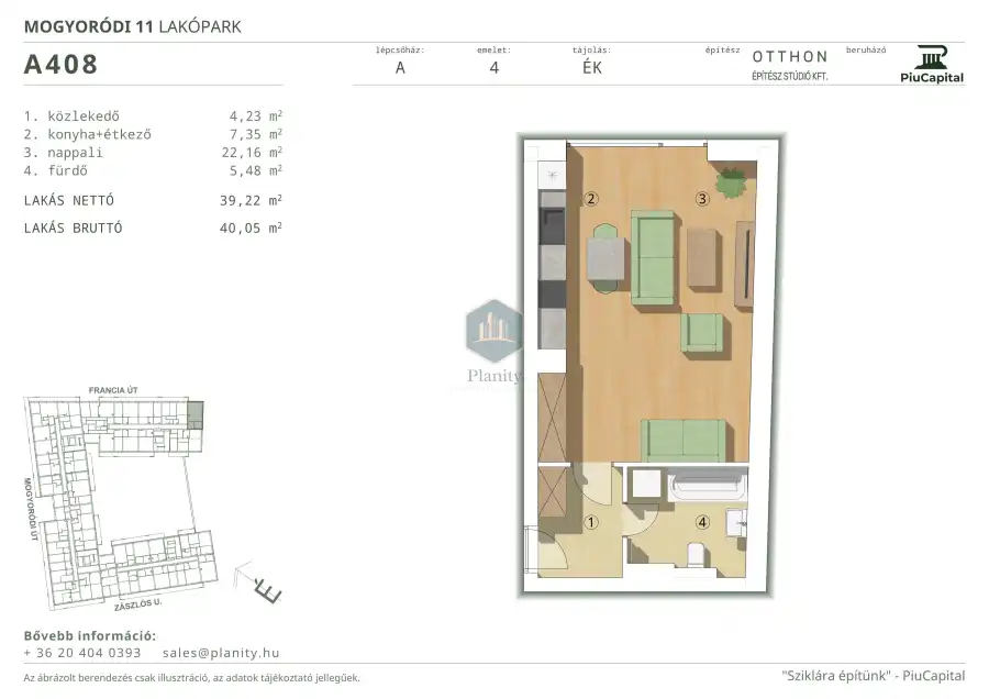 eladó új építésű téglalakás, Budapest, XIV. kerület