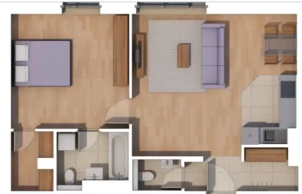 Eladó új építésű téglalakás, Budapest, XIV. kerület 2 szoba 57 m² 86.83 M Ft