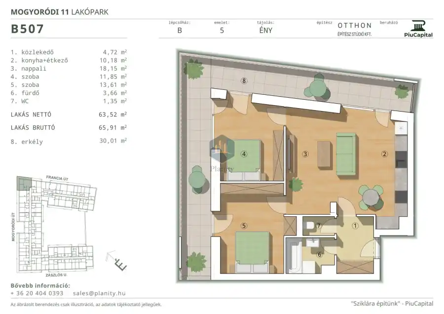 eladó új építésű téglalakás, Budapest, XIV. kerület