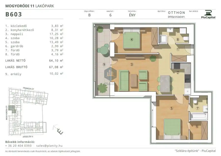 eladó új építésű téglalakás, Budapest, XIV. kerület