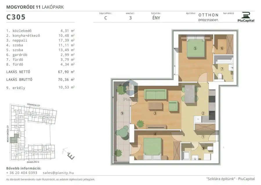 eladó új építésű téglalakás, Budapest, XIV. kerület