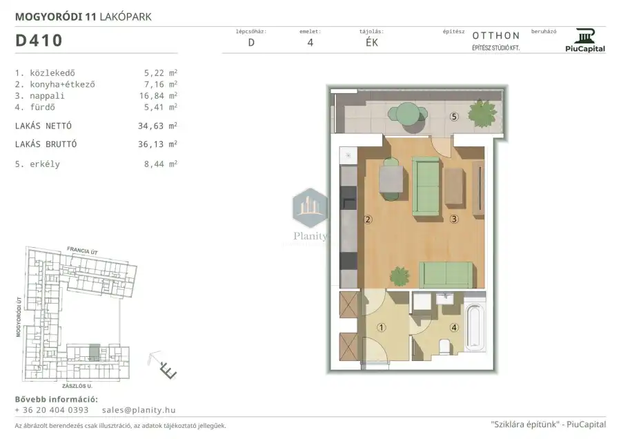 eladó új építésű téglalakás, Budapest, XIV. kerület