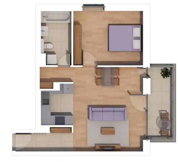 Eladó új építésű téglalakás, Budapest, XIV. kerület 2 szoba 51 m² 90.3 M Ft