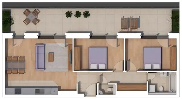 Eladó új építésű téglalakás, Budapest, XIV. kerület 3 szoba 71 m² 139.7 M Ft