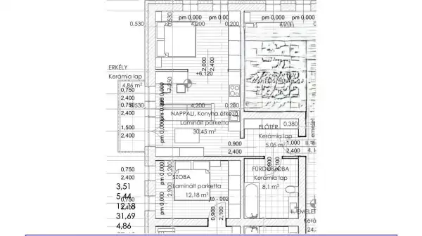Eladó új építésű téglalakás, Komárom 2 szoba 56 m² 57.8 M Ft