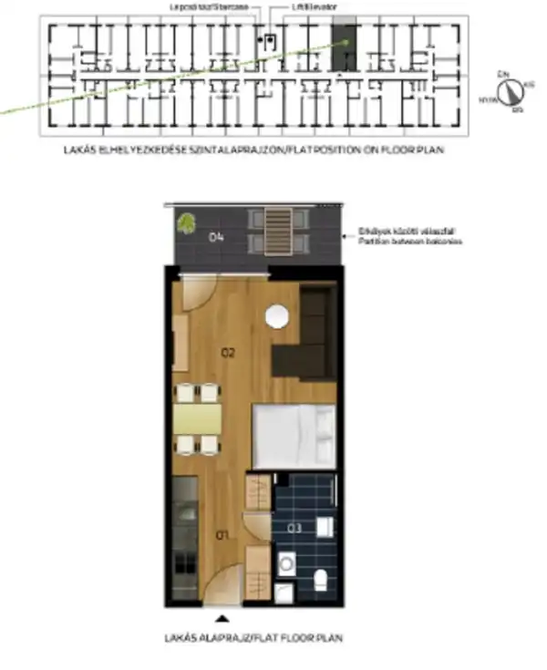 Eladó új építésű téglalakás, Vác 1 szoba 31 m² 46.2 M Ft