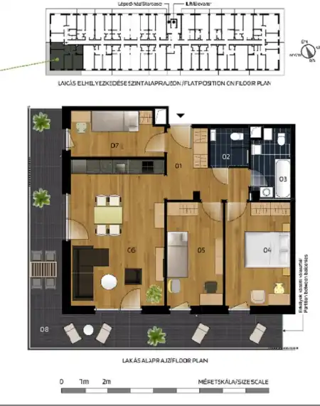 eladó új építésű téglalakás, Vác