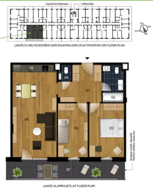 Eladó új építésű téglalakás, Vác 3 szoba 72 m² 95 M Ft