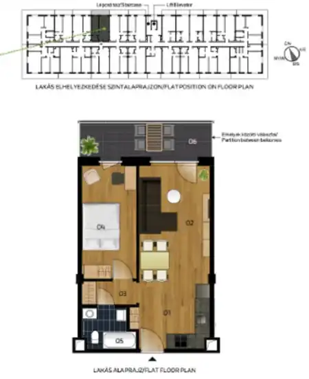 eladó új építésű téglalakás, Vác