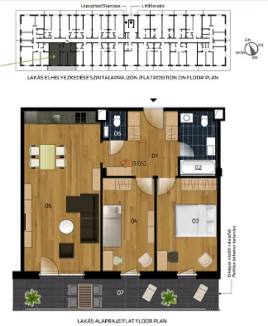 eladó új építésű téglalakás, Vác