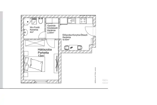 Eladó újépítésű téglalakás, Vác 1 szoba 29 m² 39.15 M Ft