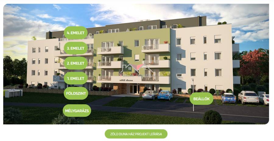 eladó újépítésű téglalakás, Vác