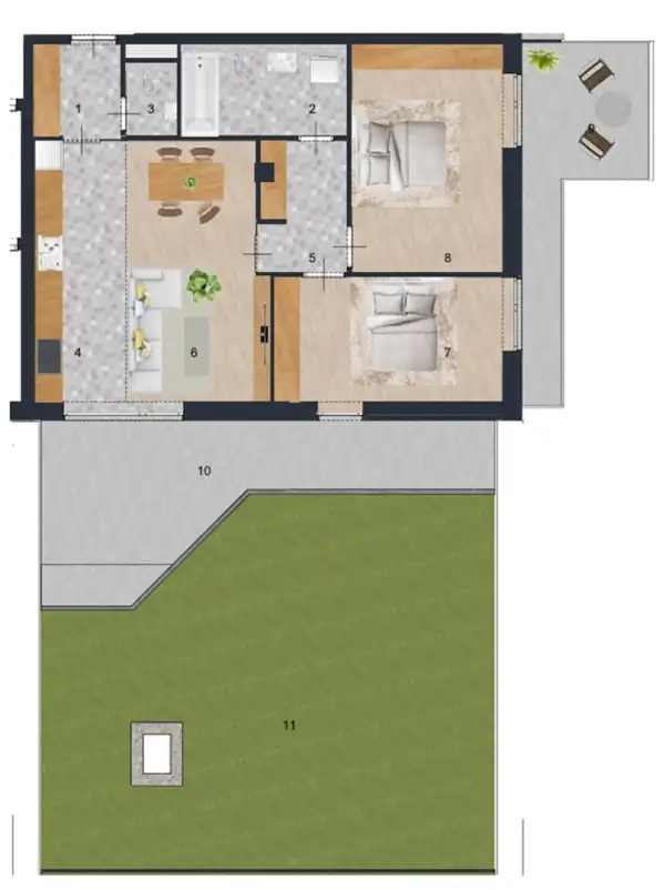 Eladó újszerű téglalakás, Budapest, XIV. kerület 3 szoba 75 m² 189 M Ft